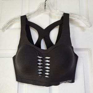 Victoria's Secret Black Angle Max Sports Bra 34C